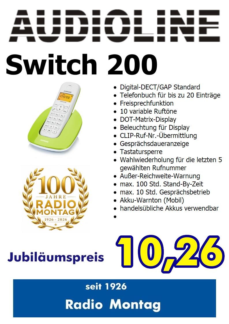 audioline switch 200 jubi