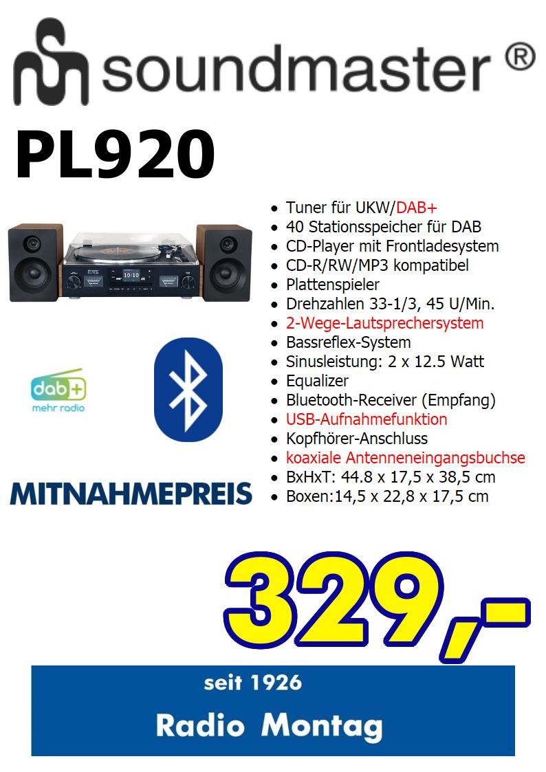 soundmaster pl 920