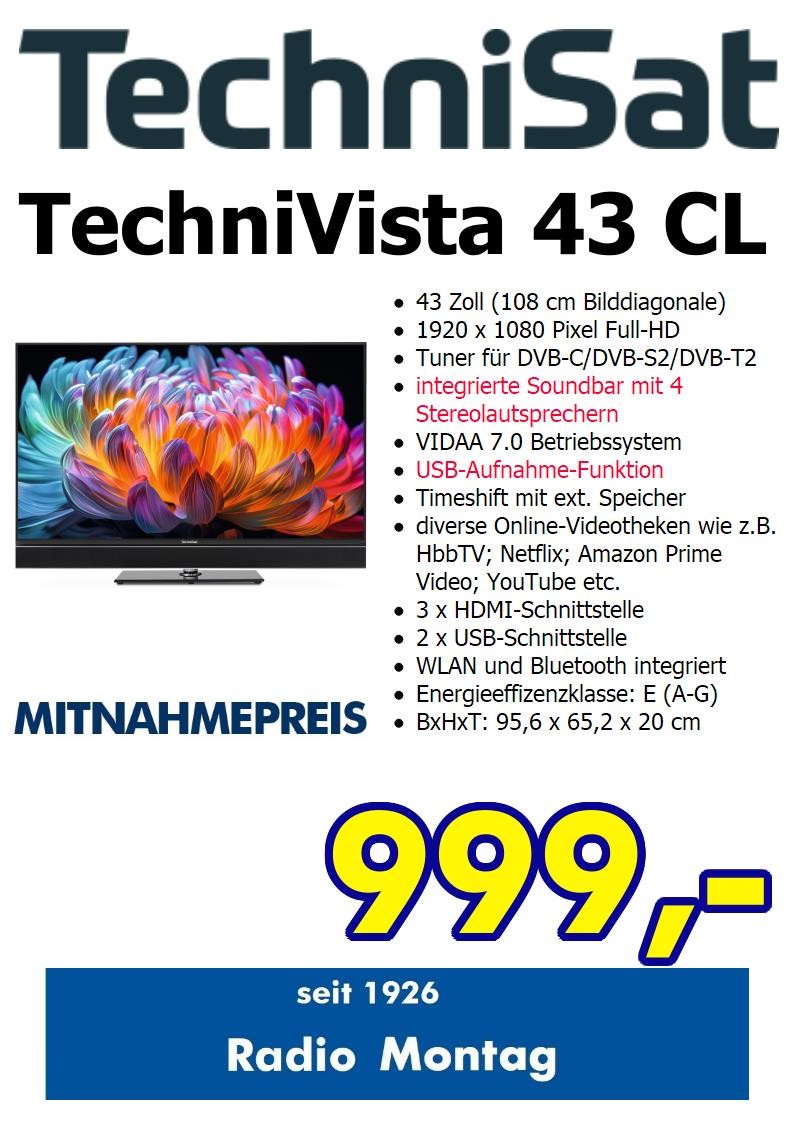 technisat technivista 43 cl